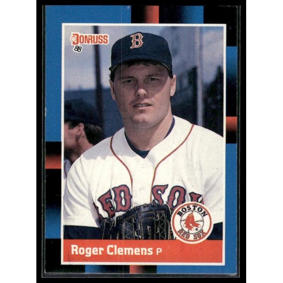 1988 Donruss Roger Clemens #51 Boston Red Sox Baseball Card Very Good