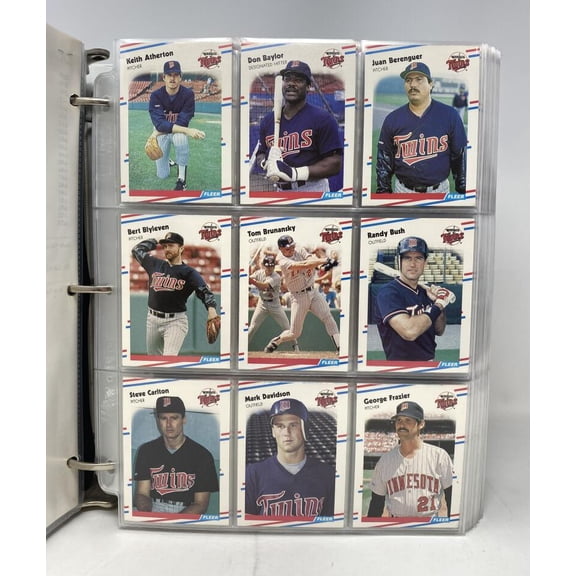 1988 Fleer Baseball Binder Set 1-660 w/ Update 1-132
