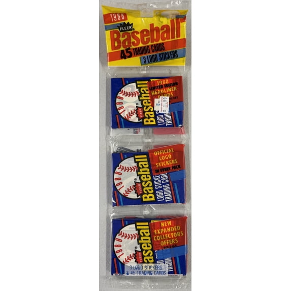 1988 Fleer Baseball Rack Pack
