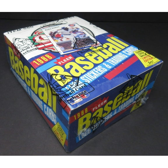 1988 Fleer Baseball Unopened Wax Box (FASC)