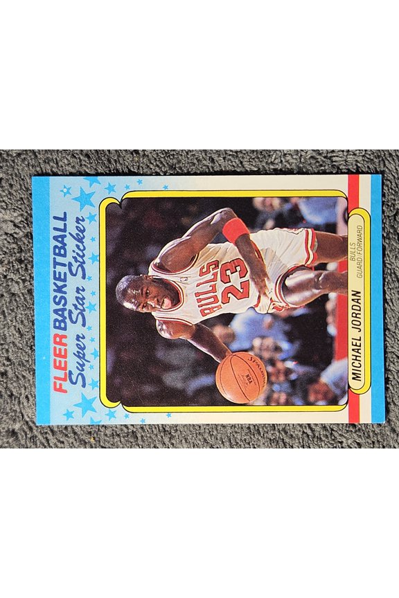 1988 Fleer Stickers Michael Jordan #7