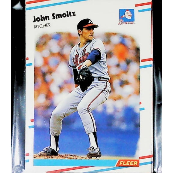 1988 Fleer Update Atlanta Braves Team Set John Smoltz RC 5 Cards NM-MT