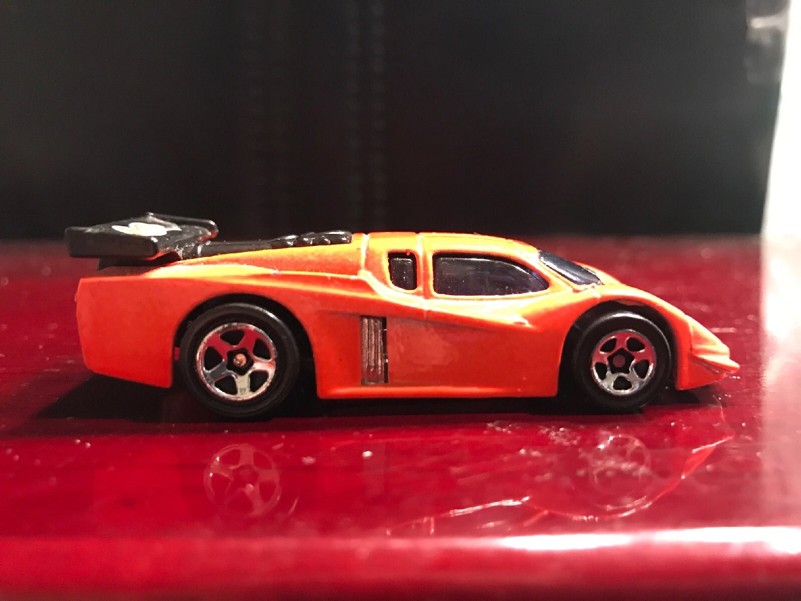 1988 Hot Wheels Orange Lamborghini GT Race Car (HW138)