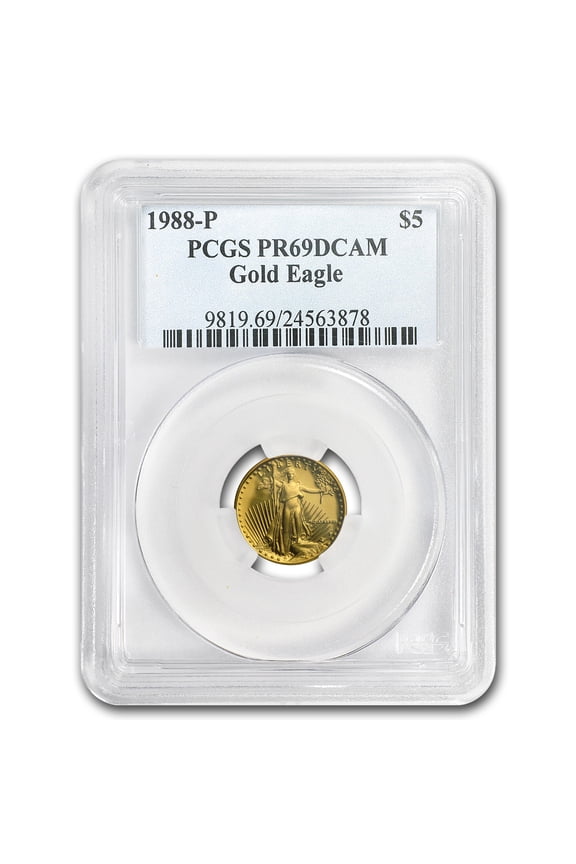 1988-P 1/10 oz Proof American Gold Eagle PR-69 DCAM PCGS