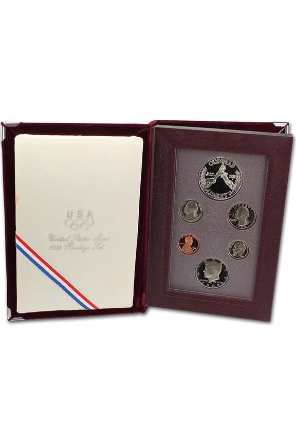1988 Prestige Set - U.S. Mint Silver Proof Set - Collectible OGP Set