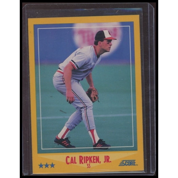 1988 Score Cal Ripken Jr #550 NM MT Baltimore Orioles Baseball Card