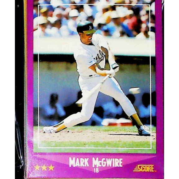 1988 Score Oakland Athletics A's Team Set AL Champions 29 Cards McGwire NM-MT