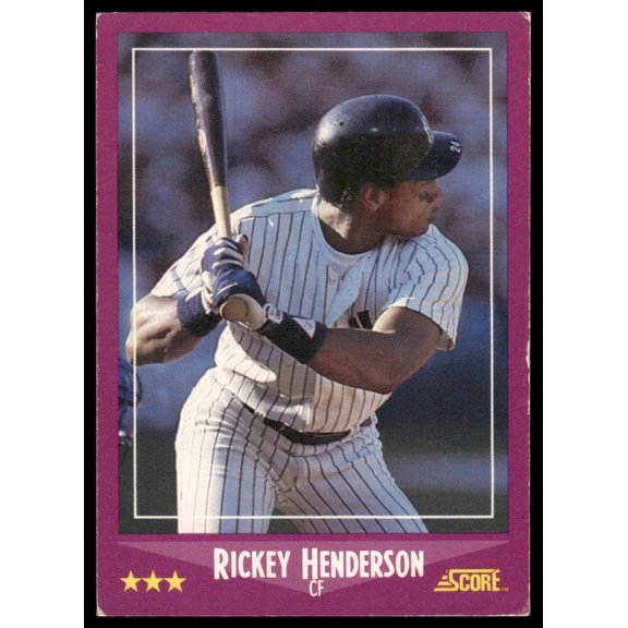 1988 Score Rickey Henderson #13
