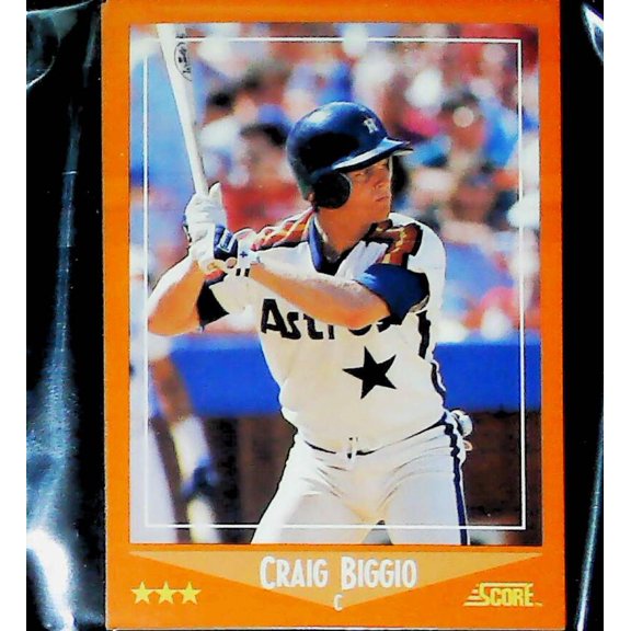 1988 Score Rookies & Traded Houston Astros Team Set Craig Biggio RC NM-MT