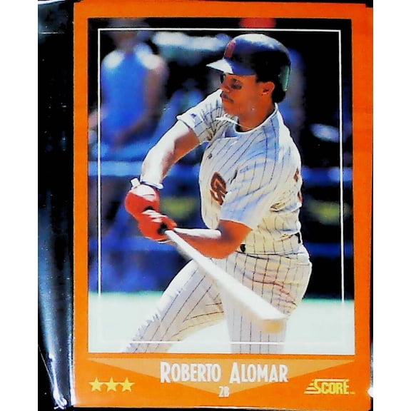 1988 Score Rookies & Traded Padres Team Set Roberto Alomar RC 3 Cards NM-MT