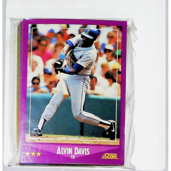 1988 Score Seattle Mariners Team Set 22 Cards NM-MT