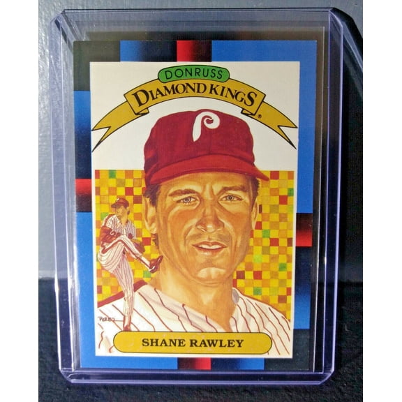 1988 Shane Rawley Donruss Diamond Kings #13 Baseball Card
