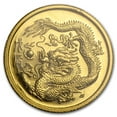 thumbnail image 1 of 1988 Singapore 1/20 oz Gold 5 Singold Year of the Dragon BU, 1 of 2