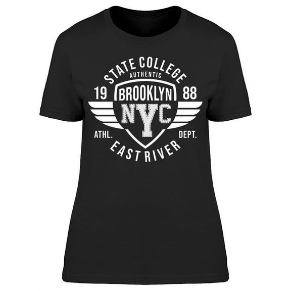 1988 State College Brooklyn T-Shirt Women -Image by Shutterstock, Female Large