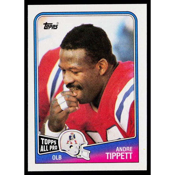 1988 Topps Andre Tippett #186 Near Mint NFL New England Patriots Football Card
