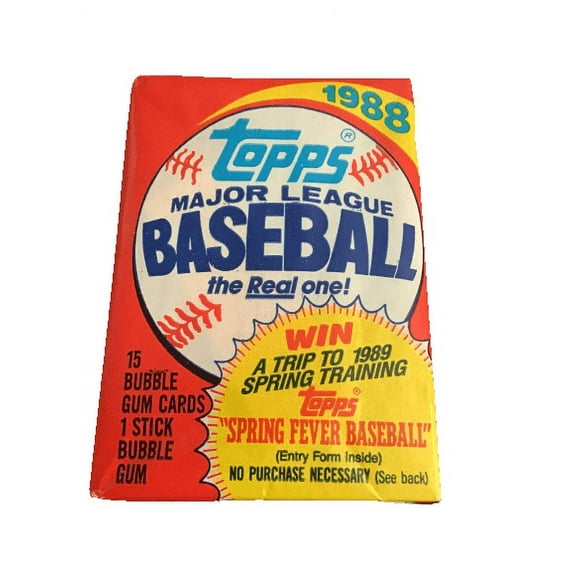 1988 Topps Baseball wax pack - 15 cards