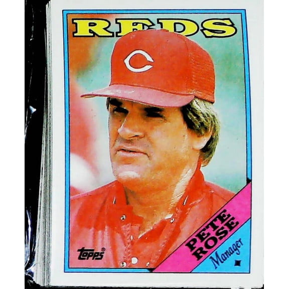 1988 Topps Cincinnati Reds Team Set Pete Rose NM-MT