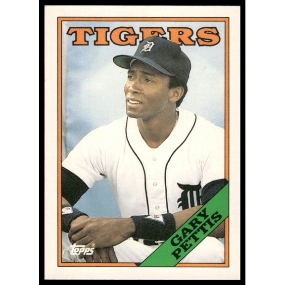1988 Topps Gary Pettis Detroit Tigers #86T Baseball Card