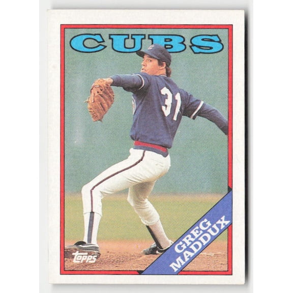1988 Topps Collector's Edition Tiffany Greg Maddux #361 Chicago Cubs Baseball Card