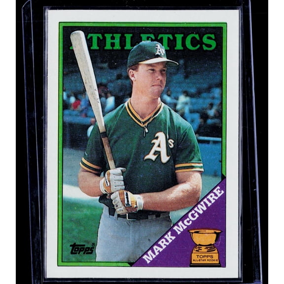 1988 Topps Mark McGwire #580 Oakland Athletics Baseball Card