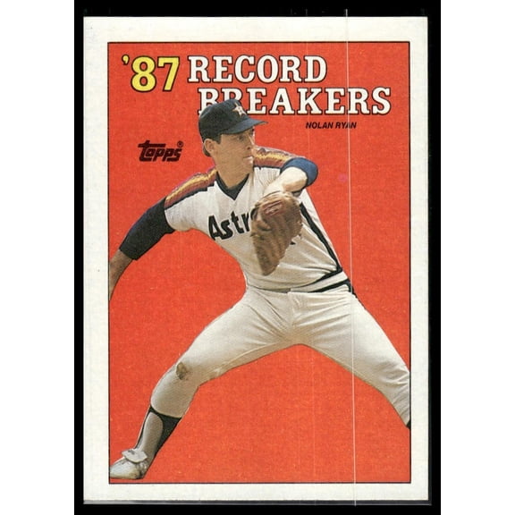 1988 Topps Nolan Ryan Houston Astros #6 Baseball Card
