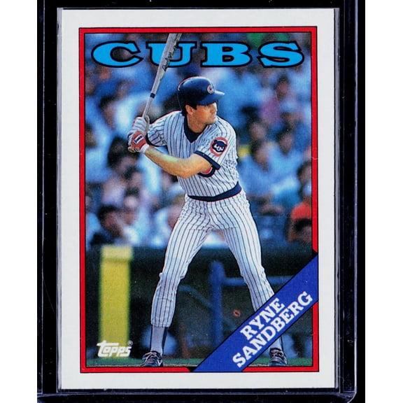 1988 Topps #10 Near Mint Ryne Sandberg Chicago Cubs Baseball Card