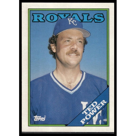 1988 Topps Ted Power #891 Kansas City Royals Baseball Card