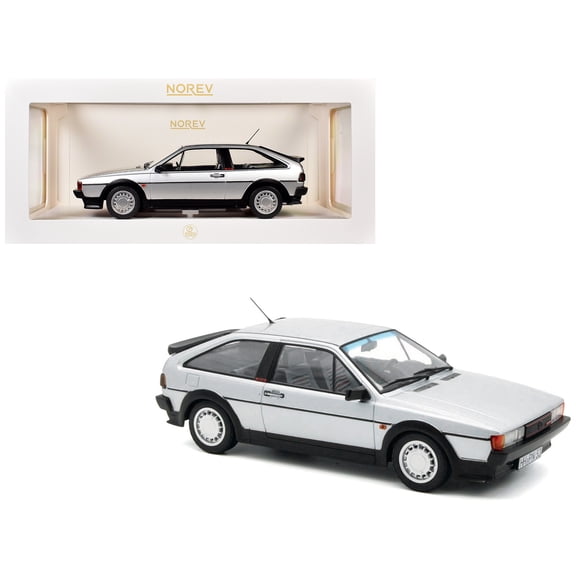 1988 Volkswagen Scirocco GTX 16V Flash Silver Metallic 1/18 Diecast Model Car by Norev
