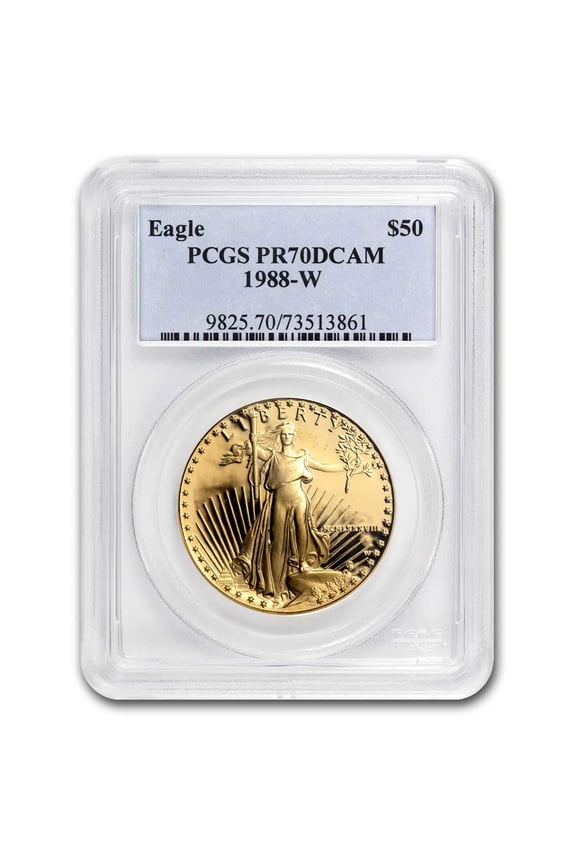 1988-W 1 oz Proof American Gold Eagle PR-70 PCGS