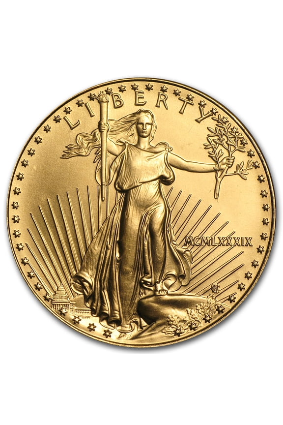 1989 1 oz American Gold Eagle BU (MCMLXXXIX)
