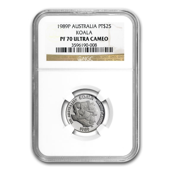 1989 Australia 1/4 oz Proof Platinum Koala PF-70 NGC