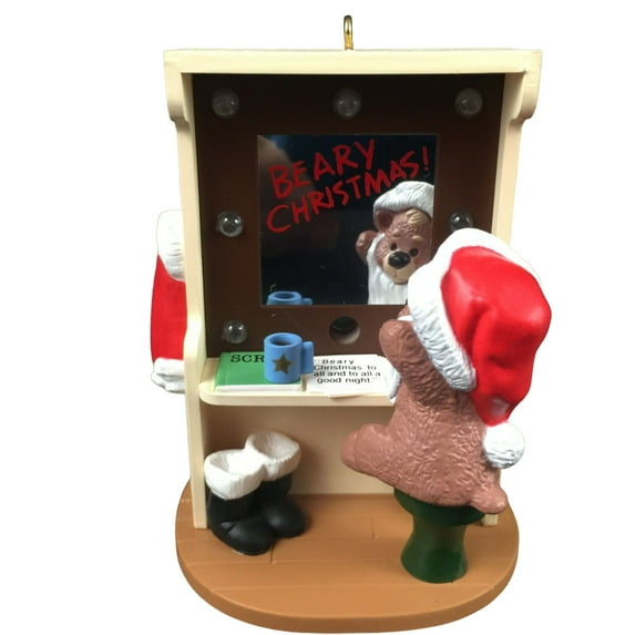 1989 Backstage Bear (Vintage) Hallmark Keepsake Christmas Tree Ornament - QLX7215U
