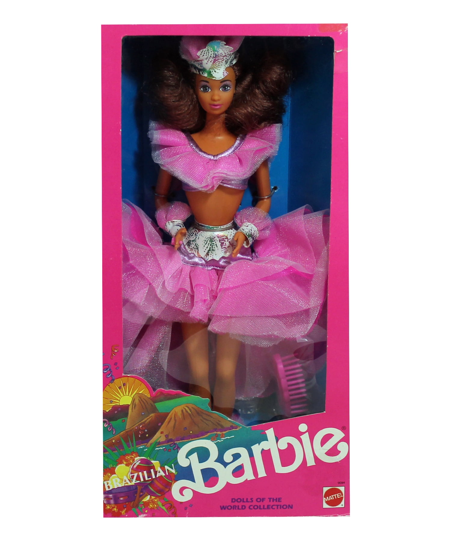1989 Brazilian Barbie Dolls of The World Collection Mattel 9094