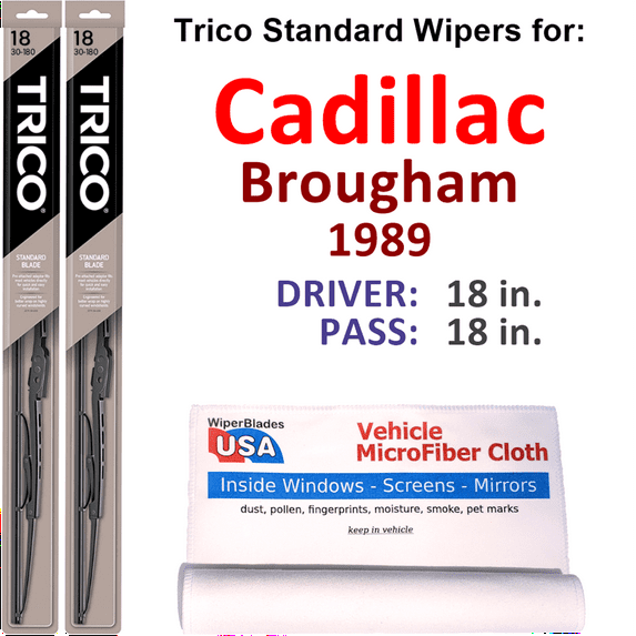 1989 Cadillac Brougham Wiper Blades (Set of 2)