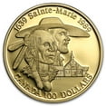 thumbnail image 1 of 1989 Canada 1/4 oz Proof Gold $100 Sainte-Marie, 1 of 3