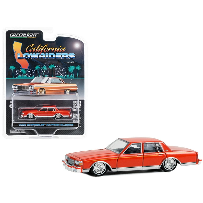 1989 Chevrolet Caprice Classic Lowrider Custom Red Orange with