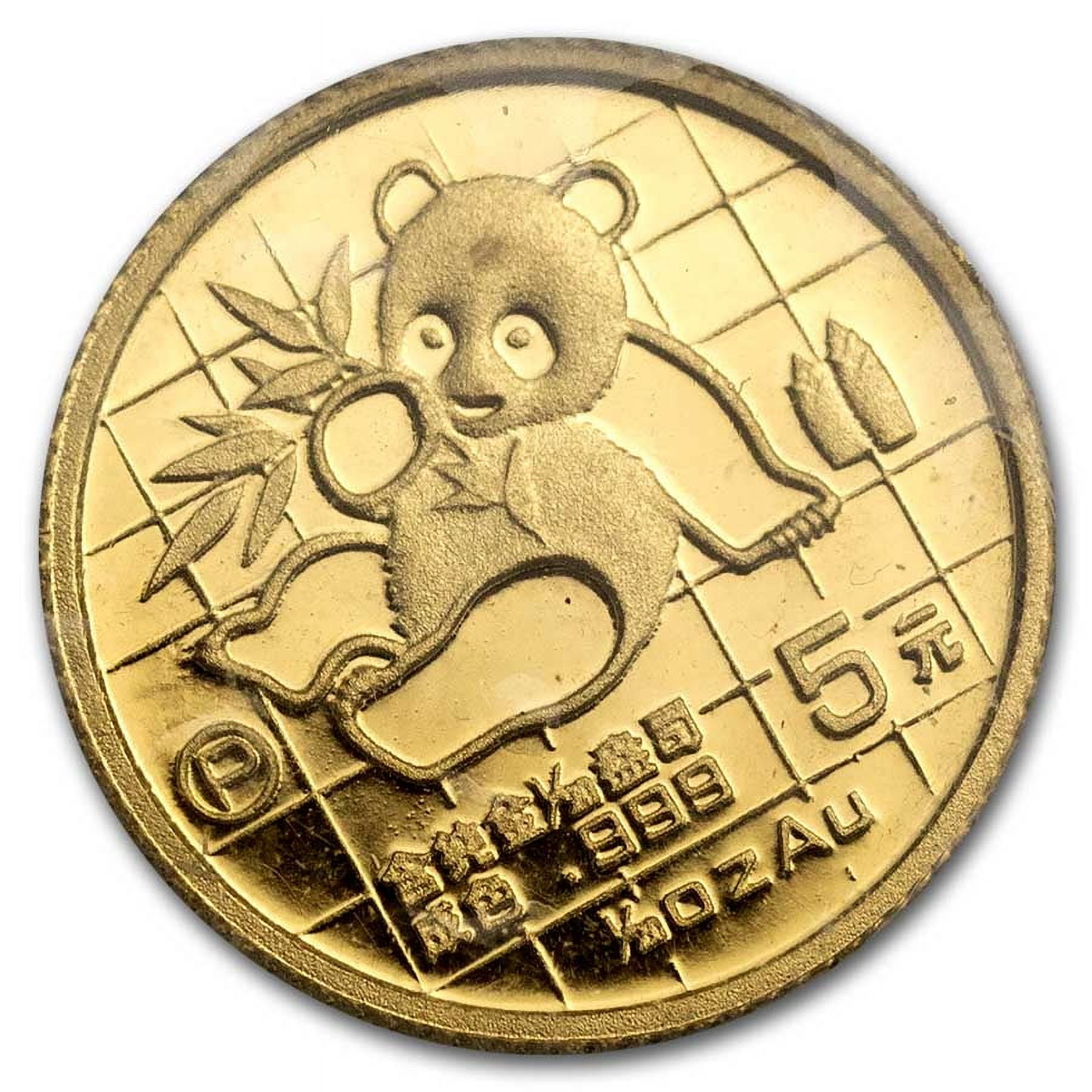 1989 China 5-Coin Gold Panda Proof Set (With COA) - Walmart.com
