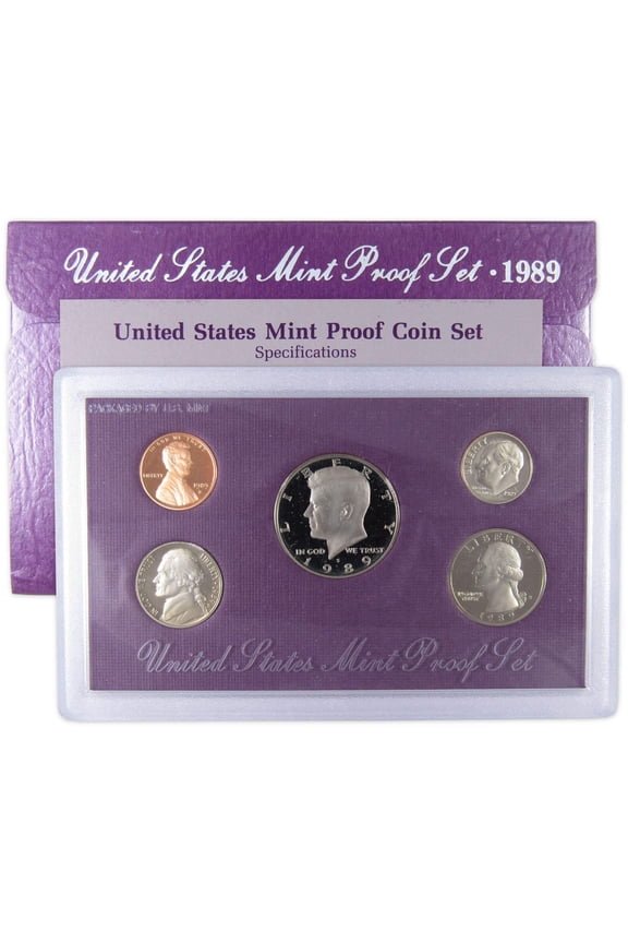 1989 Clad Proof Set U.S. Mint Original Government Packaging OGP