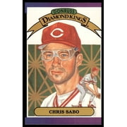 1989 Donruss Chris Sabo Cincinnati Reds #4 MLB Baseball Trading Card