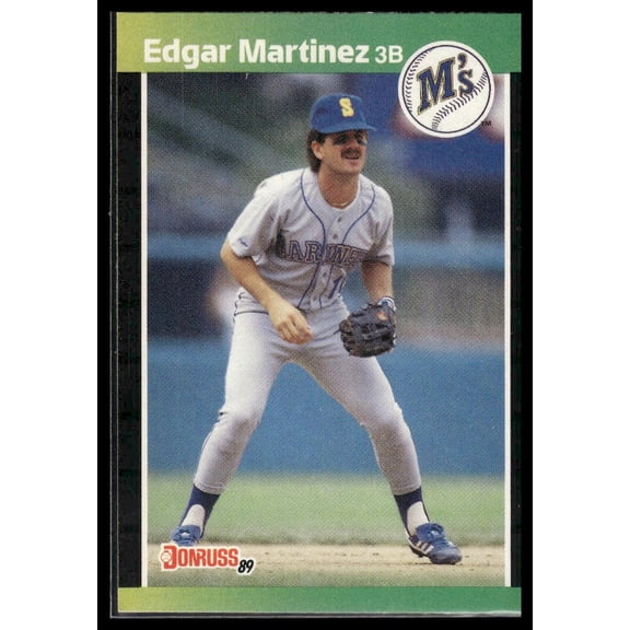 1989 Donruss Seattle Mariners Edgar Martinez #645 Baseball Card Near Mint