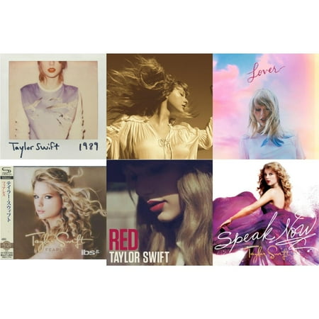 1989 & Fearless (Taylor's Version) (2CD) & Lover (Deluxe) (Version 1) & Fearless & Red & Speak Now