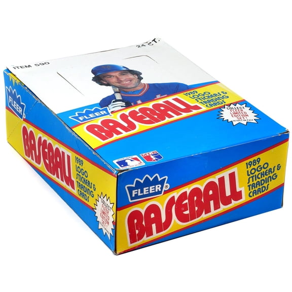 1989 Fleer Baseball Rack Pack Box  Ken Griffey Jr Rookie Year