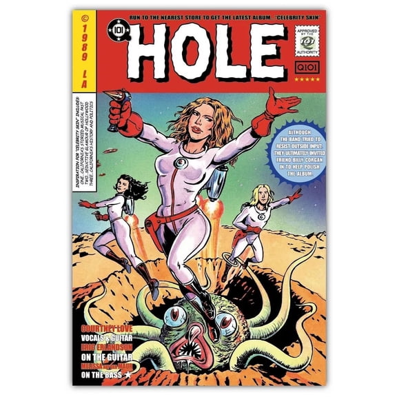 1989 HOLE ALBUM POSTER WALL ART PRINT COURTNEY LOVE ES 24 x 36 Inch Poster