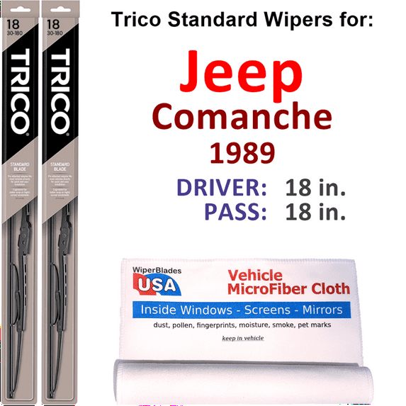 1989 Jeep Comanche Wiper Blades (Set of 2)