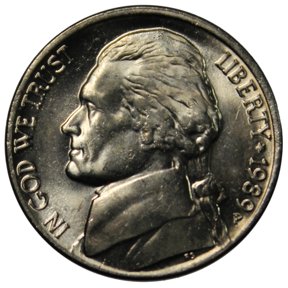 1989-P Jefferson Nickel Full Step Gem BU