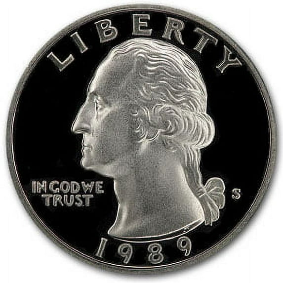1989-S Washington Quarter Gem Proof