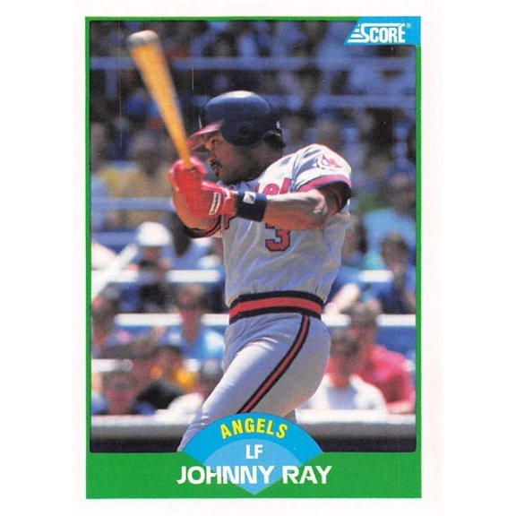 1989 Score #14 Johnny Ray NM-MT California Angels MLB Baseball Card California Angels MLB Baseball Trading Card