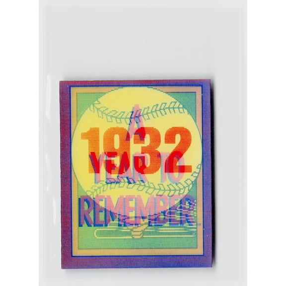 1989 Score Babe Ruth: 1932 #1 Magic Motion: A Year to Remember