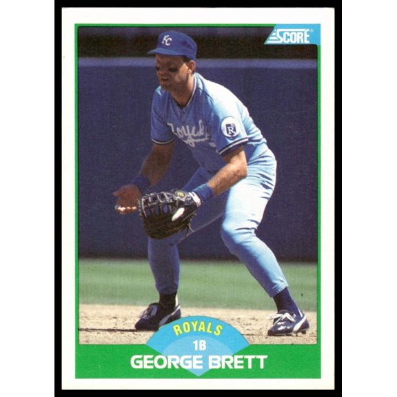1989 Score George Brett Kansas City Royals #75 Baseball Card