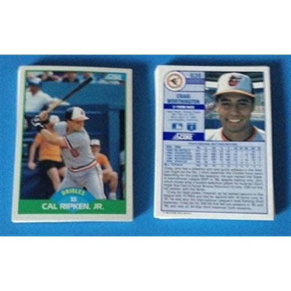1989 Score Plus Traded Baltimore Orioles Team Set Cal Ripken Jr